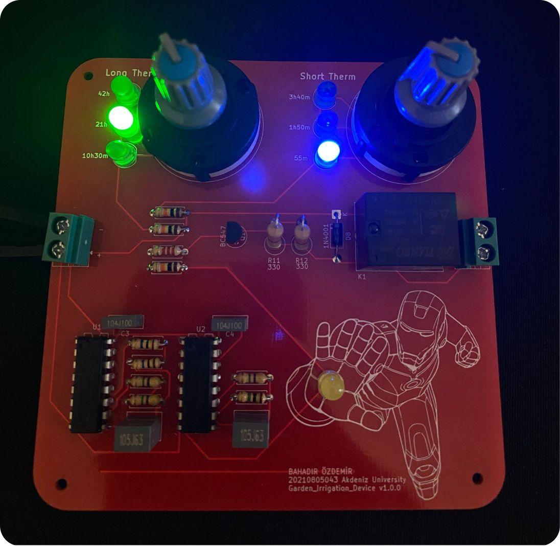 Custom PCB Hardware Timer with CD4060 ICs